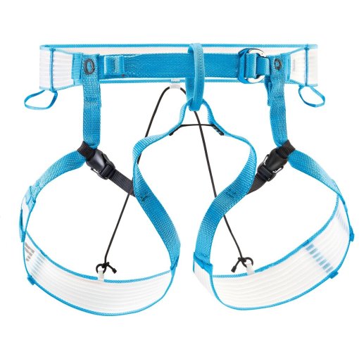 Photo produit de Petzl Baudrier Escalade - Altitude - blanc/turquoise