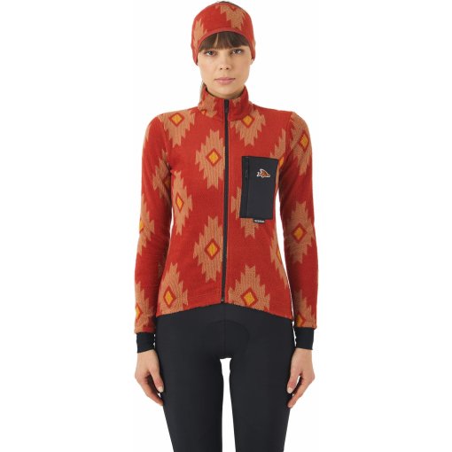 Foto de Café du Cycliste Maillot de Manga Larga Mujer - Solange - clay/sandstone