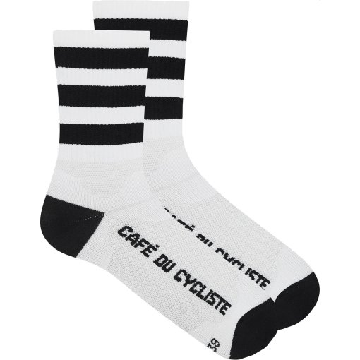 Foto de Café du Cycliste Calcetines - Skate - black on white