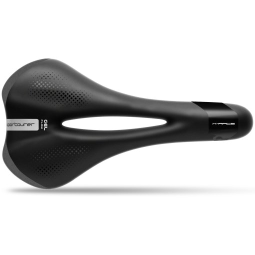 Foto de Sportourer X Race Gel Flow Hi-Viz Sillín - negro