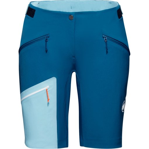 Foto de Mammut Pantalones Cortos Softshell Mujer - Taiss - deep ice-cool blue