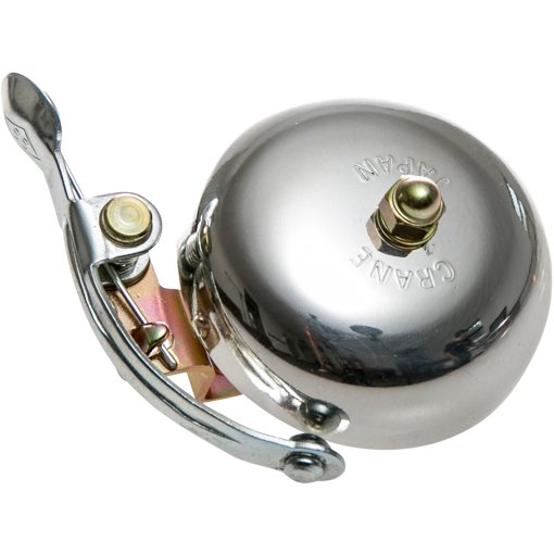 Foto van Crane Bell Co. Suzu Fietsbel - Steel Band Mount - polished silver