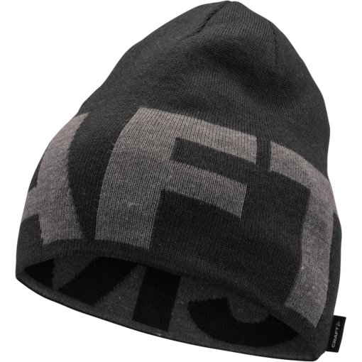 Foto de CRAFT Nordic Training Merino Logo gorro de punto - Negro/Gris