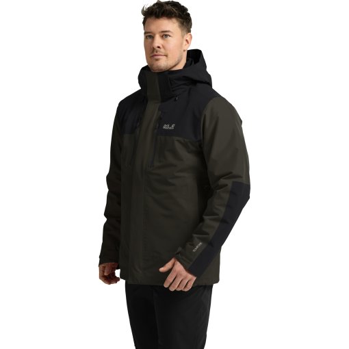 Photo produit de Jack Wolfskin Jasper Pro 3In1 Vestes pour hommes - obsidian moss