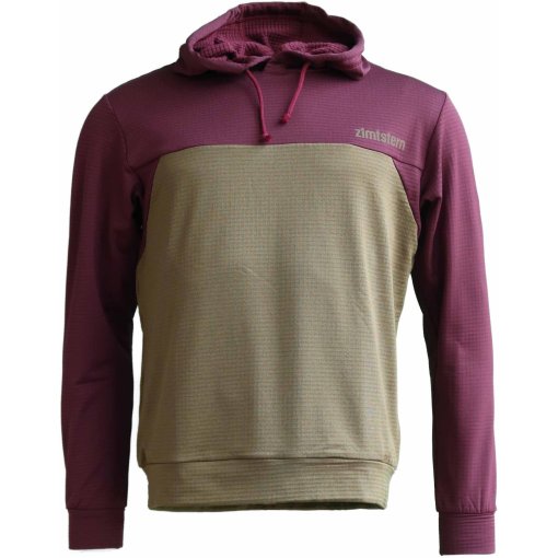 Photo produit de Zimtstern Sweat à Capuche Homme - Tech Hoodz - Windsor Wine / Military Olive