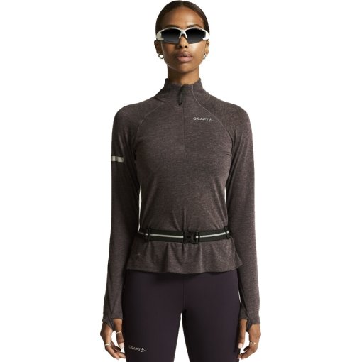 Foto de CRAFT Camiseta Manga Larga Mujer - ADV SubZ Wool 3 - Dark Plum/Melange