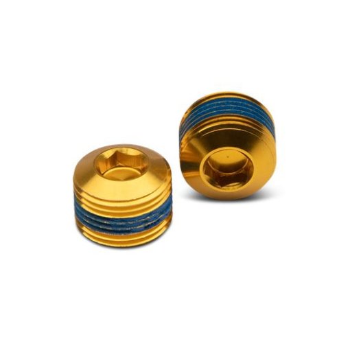 Image de Crankbrothers Hex Embouts pour Pédales (2 pièces) - or