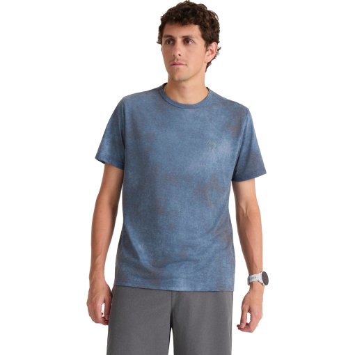 Picture of Roark Mathis Active Allover Short Sleeve Tee Men - dark slate