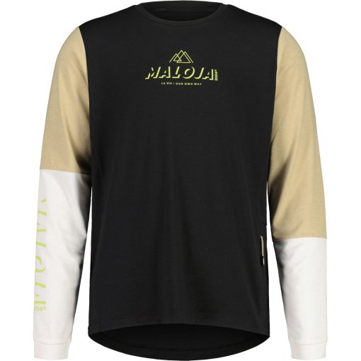 Foto de Maloja Camiseta de Manga Larga Hombre - HaunoldM. Enduro - deep black multi 8862