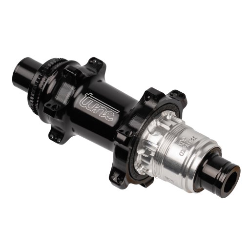 Produktbild von Tune Nano CL Hinterradnabe - Standard Lager | Centerlock | 12x142mm - 24-Loch - HG 10/11/12 - schwarz