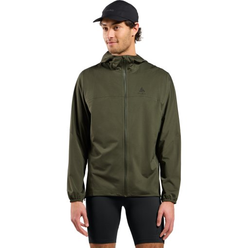 Produktbild von Odlo X-Alp Performance Knit Wasserdichte Laufjacke Herren - deep depths