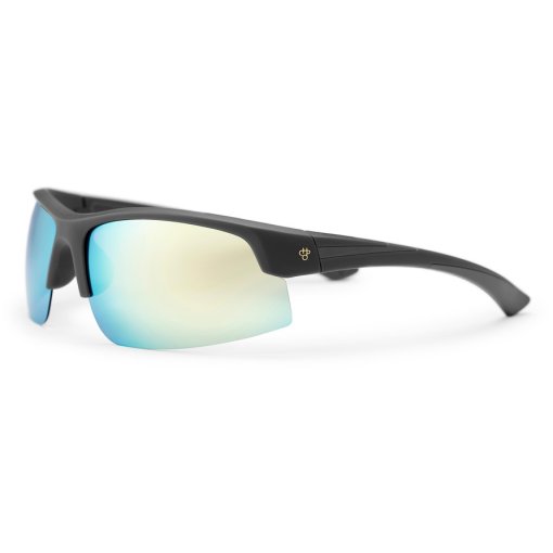 Photo produit de CHPO Len Lunettes de soleil - Matte Grey / Turquoise Mirror