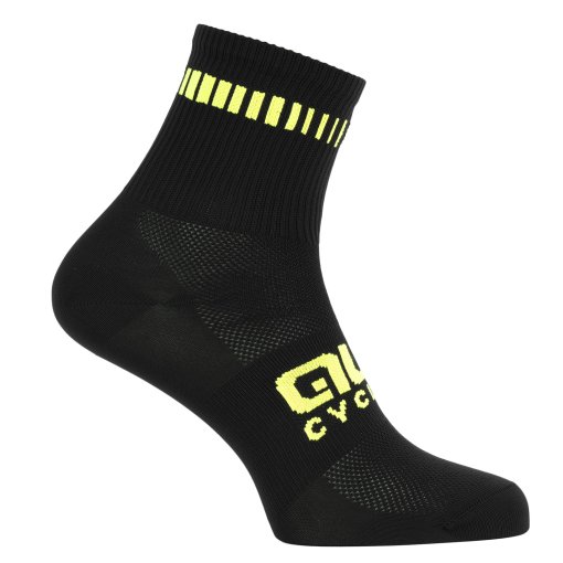 Foto de Alé Calcetines Unisex - Logo - black/fluo yellow