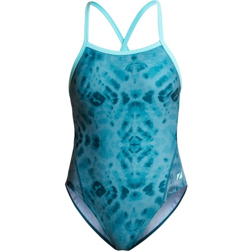Image de Zone3 Strap Back Maillot de bain femme - teal tie dye