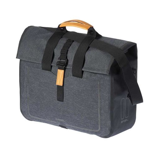 Produktbild von Basil Urban Dry Business Gepäckträgertasche - 20L - charcoal melee