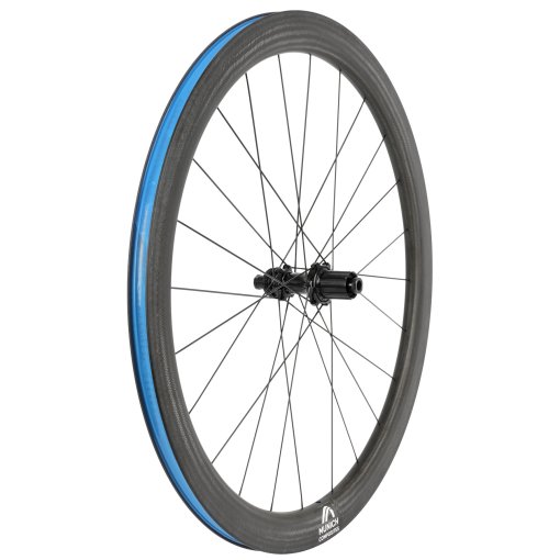 Photo produit de Munich Composites Roue Arrière - C47 - 28&quot; | Carbon | Clincher | Centerlock - 12x142mm - Shimano HG - 3K Carbone