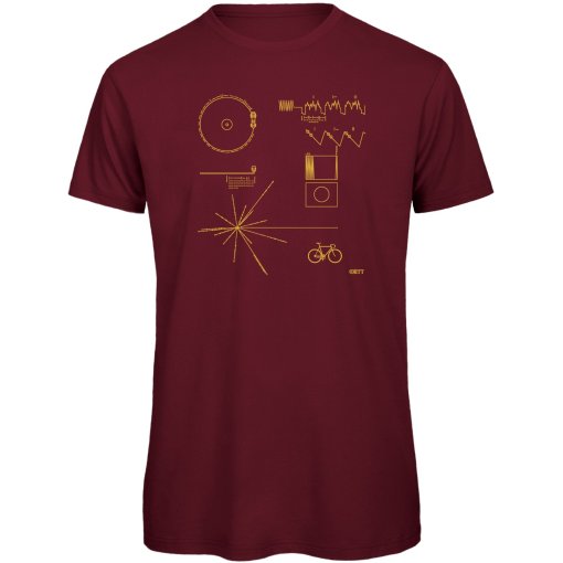 Immagine prodotto da RTTshirts Maglietta da Ciclismo	Uomo - Voyager - bordeaux