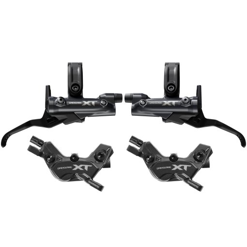 Picture of Shimano Deore XT BL-M8200 / BR-M8220 Disc Brake Set - Post Mount | 4-Piston | J-Kit - Special Offer