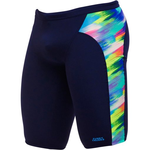 Foto de Funky Trunks Bañador Jammer Hombre - Training Eco - Streaky Strokes