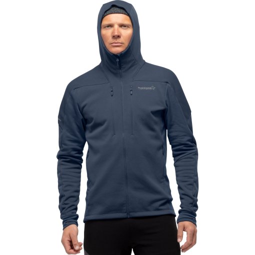 Foto de Norrona Chaqueta Hombre - trollveggen Powerstretch Pro Zip Hood - Indigo Night
