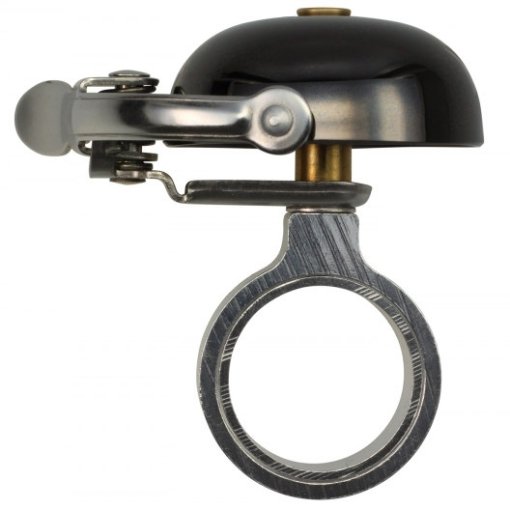 Foto van Crane Bell Co. Mini Suzu Fietsbel - Headset Spacer - neo black