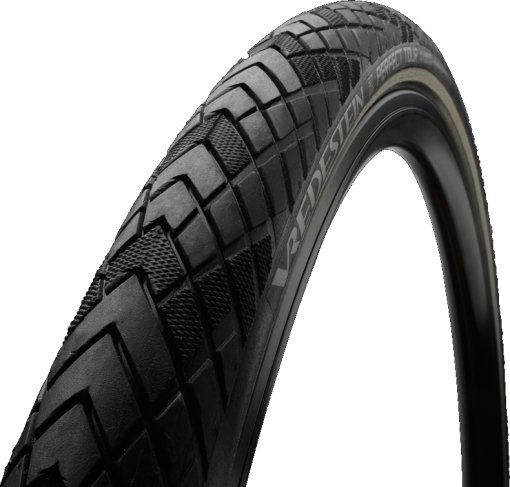 Produktbild von Vredestein Perfect Tour OSP Reflective Tape TTC Drahtreifen - 50-559 - schwarz/schwarz