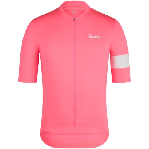 Immagine prodotto da Rapha Maglia a Maniche Corte Uomo - Core - high-vis pink/white
