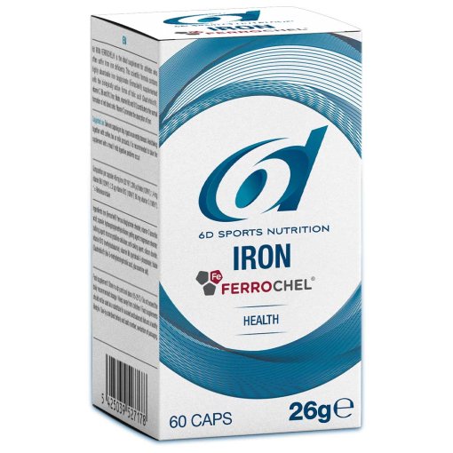 Foto de 6d Sports Nutrition Suplemento - Iron Ferrochel - 60 cápsulas