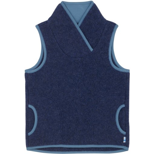 Foto de Finkid Jersey sin Mangas Niño - FILIS WOOL - navy/dove