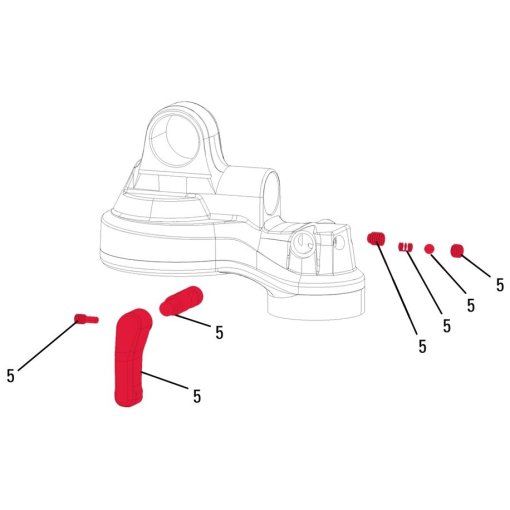 Immagine prodotto da RockShox Compression Lever for Monarch Plus B1 Rear Shocks from 2014 - 11.4115.119.020
