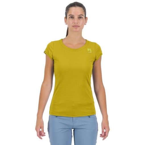 Foto de Karpos Maillot Mujer - Loma - lemon curry/adriatic blue/corsair