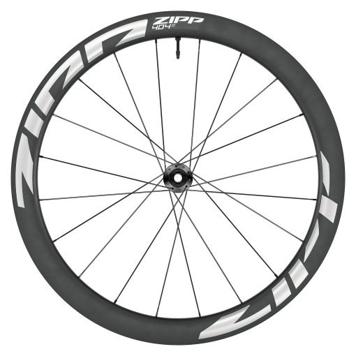 Picture of ZIPP 404 S Front Wheel - 28&quot; | Carbon | Hookless | Centerlock - 12x100mm - white decals
