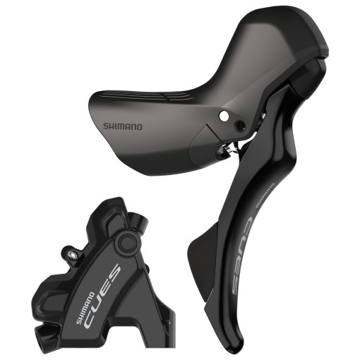 Picture of Shimano CUES ST-U4030 / BR-U6030 Disc Brake (hydraulic) - Dropbar | Flat Mount | J-Kit - 9-speed | right (R) | rear (R)