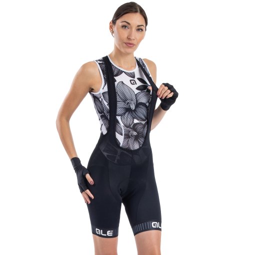 Foto de Alé Culotte Corto con Tirantes Mujer - PRAGMA Traguardo - negro/blanco