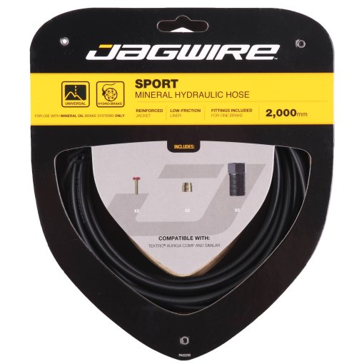 Immagine prodotto da Jagwire Sport Kit di Tubi dei Freni Idraulici | Olio Minerale - HBKB801 per Tektro® Auriga Comp / Orion 4P HD-M745 / HD-M275/276