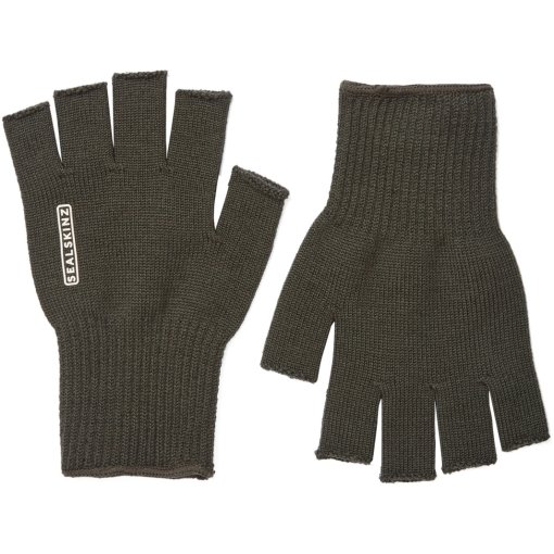 Foto de SealSkinz Guantes Cortos - Thornham Merino - Negro