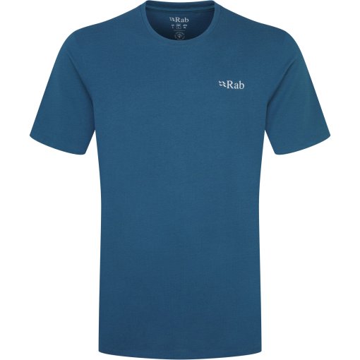 Foto de Rab Camiseta Hombre - Stance Mountain Peak - tempest blue