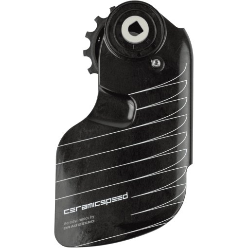 Photo produit de CeramicSpeed Système de Galets de Dérailleur - OSPW Aero - Alpha Disc | SRAM RED D1/E1 / Force D1 AXS V2 - noir