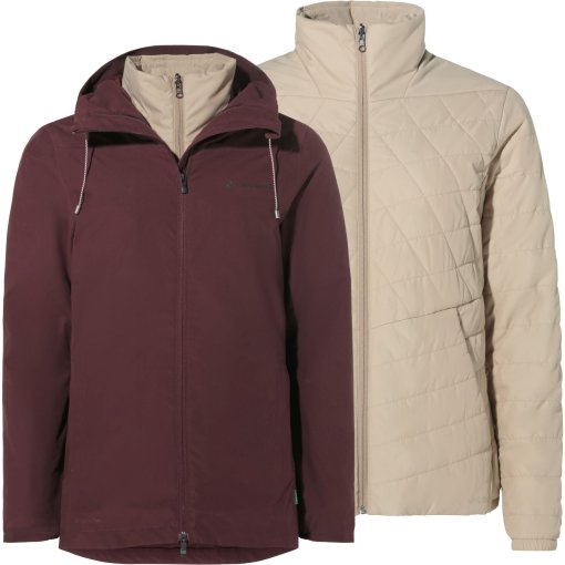 Immagine prodotto da Vaude 3 in 1 Giacca Donna - Mineo - dark oak uni