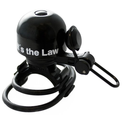 Foto de NC-17 Safety Bell Brass - It&#039;s the Law - Timbre de bicicleta - negro