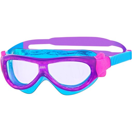 Produktbild von Zoggs Phantom Mask Schwimmbrille Kinder - Purple/Light Blue/Clear