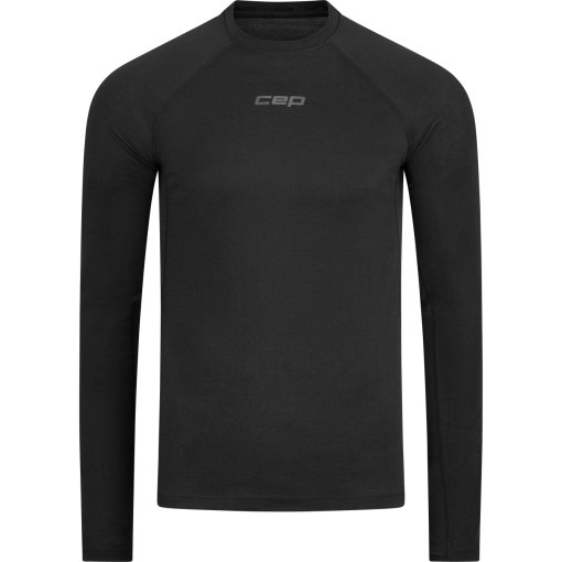 Foto de CEP Camiseta de Manga Larga Hombre - Core Run Merino Base - negro