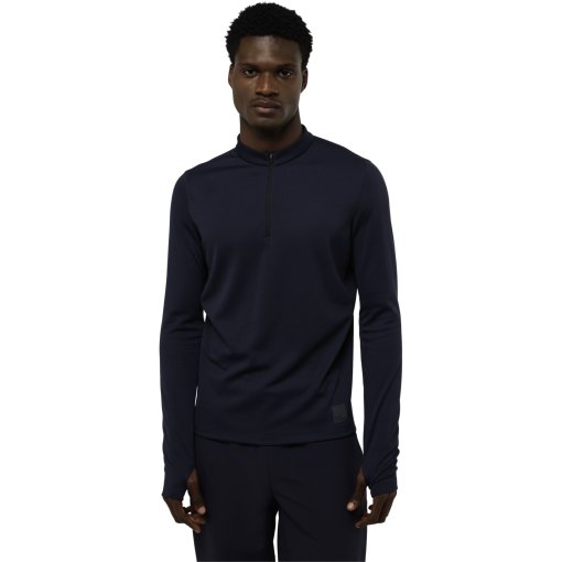 Foto de Jack Wolfskin Maillot de Manga Larga Hombre - Bike Commute Half Zip - dark navy