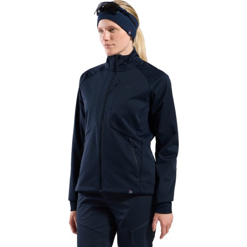 Picture of Odlo Zeroweight X-Warm 80th-Anniversary Insulated Cross-Country Jacket Women - dark sapphire