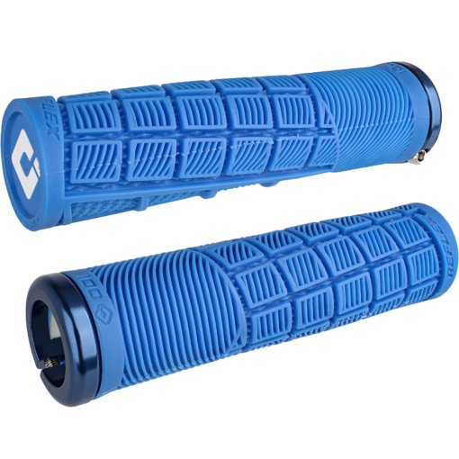 Produktbild von ODI Reflex V2.1 - Lock-On Griffe | 33.5 x 135mm - blau/blau