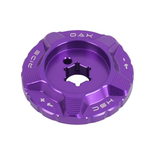 Photo produit de OAK Components Capuchon HSC pour fourches à suspension Fox 34 / 36 / 38 / 40 - violet