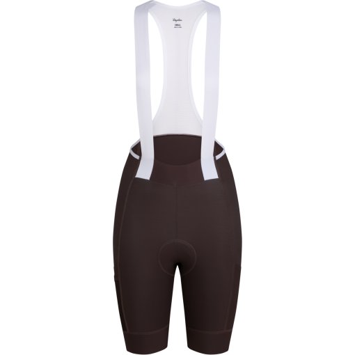 Produktbild von Rapha Brevet E. Cargo Trägershorts Damen - chocolate/white