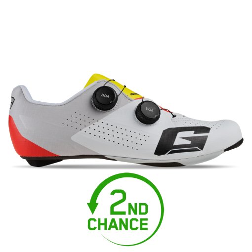 Picture of Gaerne G.Jet Road Cycling Shoes - White/Red/Yellow - 2nd Choice
