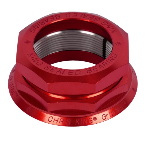 Picture of Chris King GripNut Headset Conversion Kit 1 1/8&quot; - red - Sotto Voce