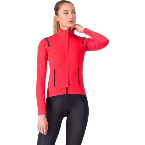 Foto de Castelli Chaqueta Mujer - Perfetto RoS 3 - hibiscus/black reflex 081